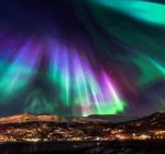 panou decorativ aurora boreala