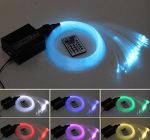 Set fibra optica cu lumina in capat